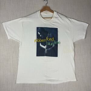 Vintage Robben Ford And The Blue Line Tour Jazz Blues XL Shirt